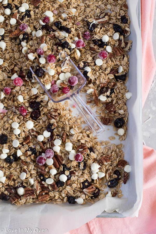 cranberry pecan granola