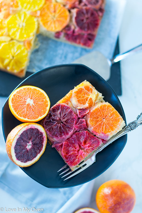 orange upside down cake