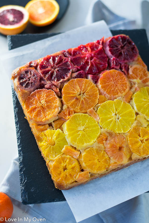 orange upside down cake