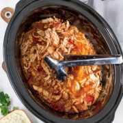 slow cooker chicken tinga