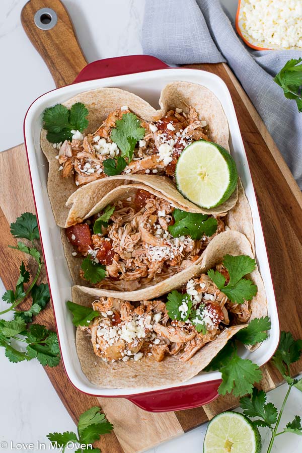 slow cooker chicken tinga