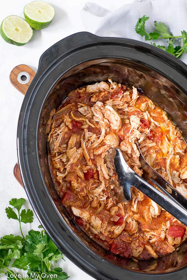 slow cooker chicken tinga