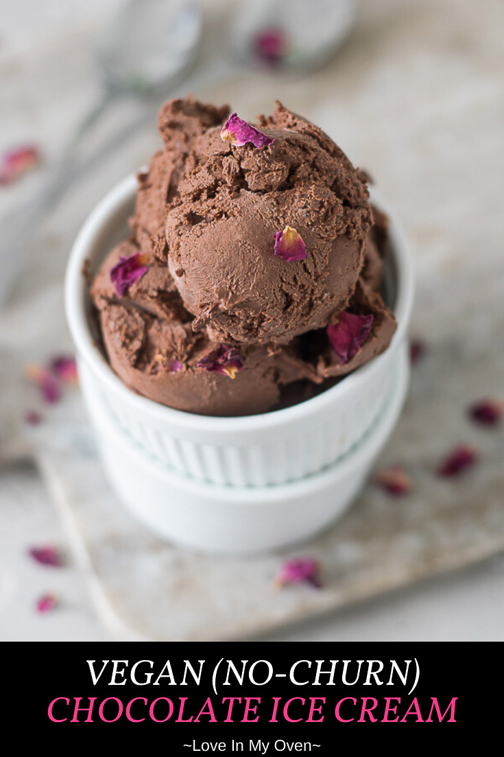 Vegan Chocolate Ice Cream (No-Churn)