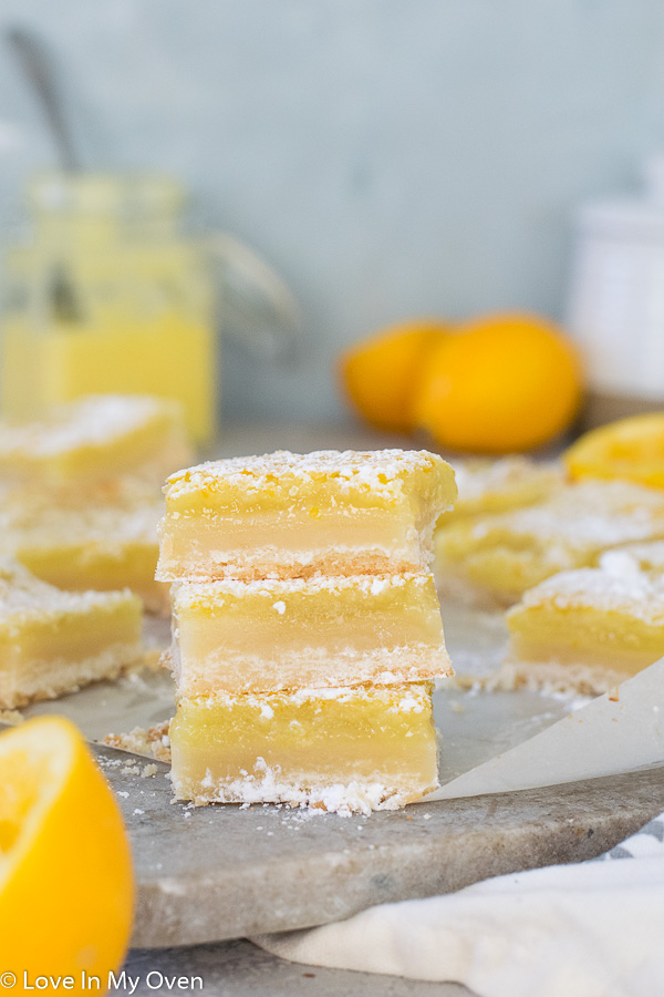 Meyer lemon bars