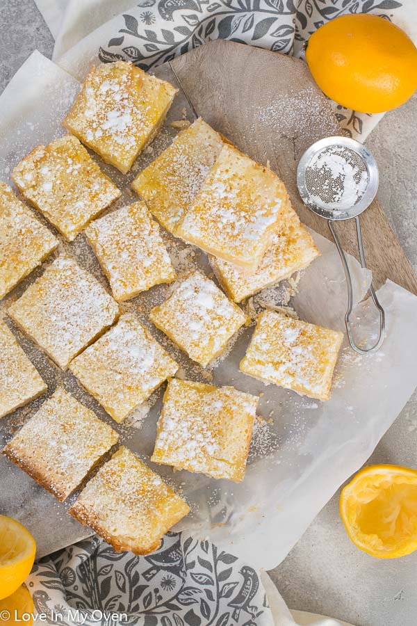 Meyer lemon bars