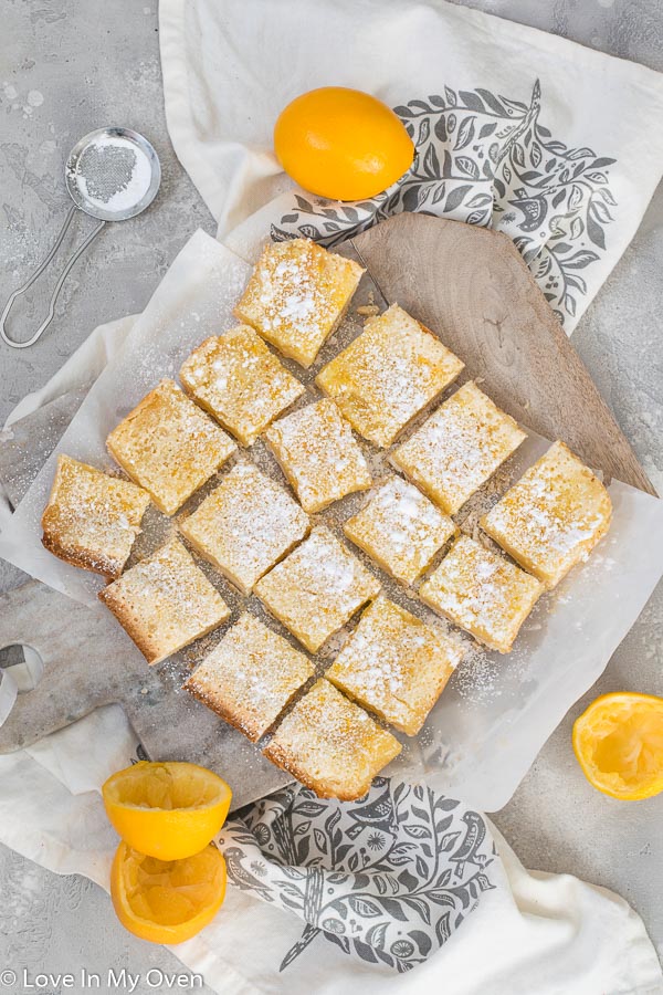 Meyer lemon bars