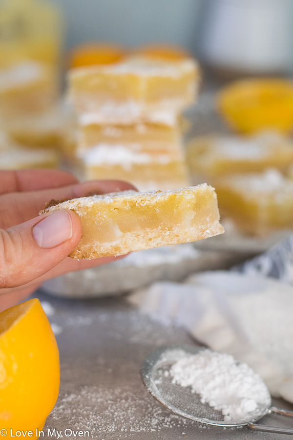 Meyer lemon bars