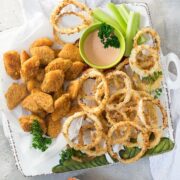 oven baked onion rings