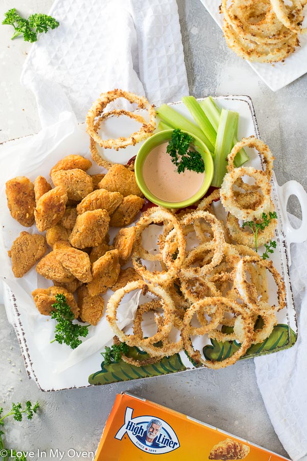 oven baked onion rings