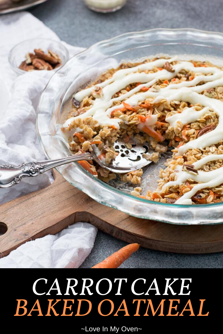 Carrot Cake Baked Oatmeal