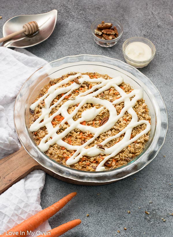 carrot cake baked oatmeal