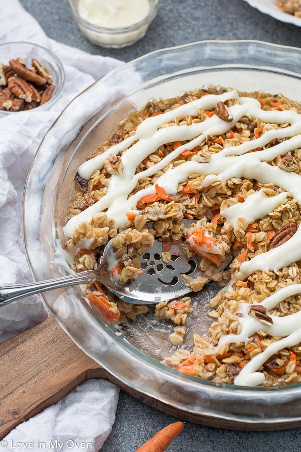 carrot cake baked oatmeal