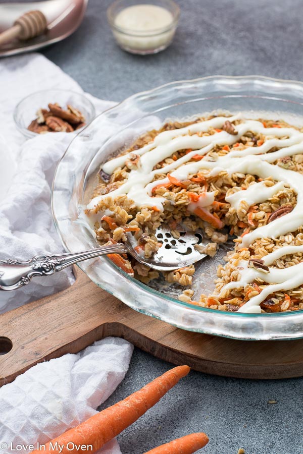 carrot cake baked oatmeal