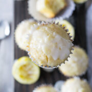 glazed lemon muffins