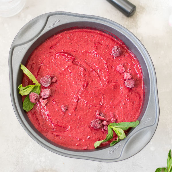 The Easiest 2-ingredient Raspberry Sorbet - Lifestyle of a Foodie