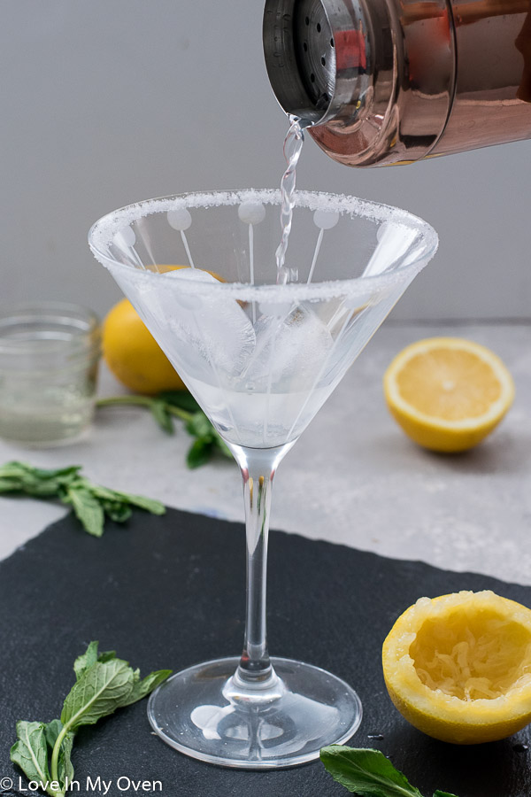 Lemon Vodka Cocktail In Oven