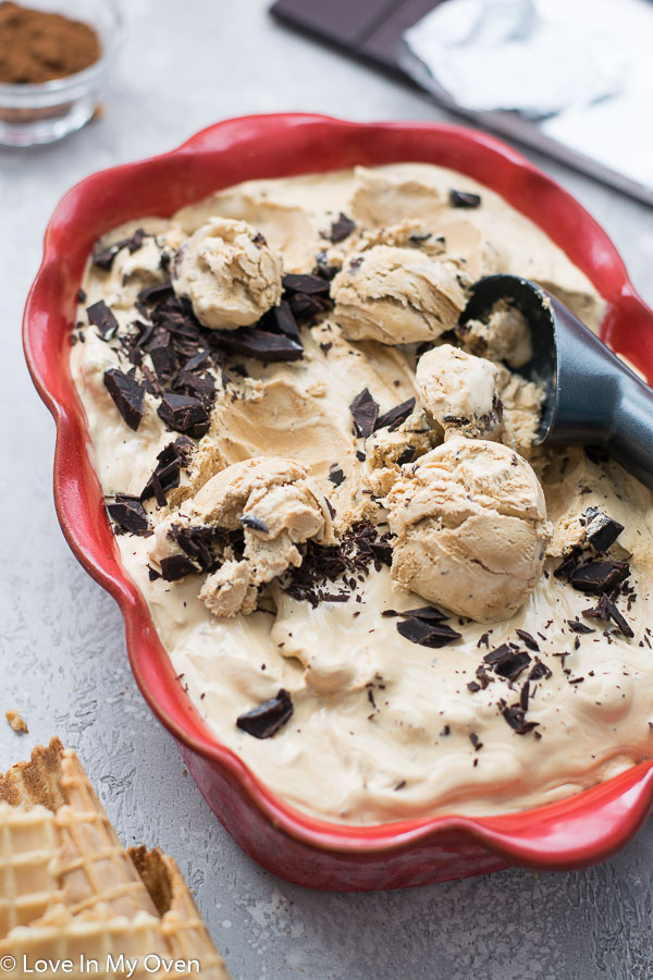 no churn coffee ice cream