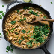 thai chicken peanut curry