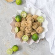 key lime cheesecake bites