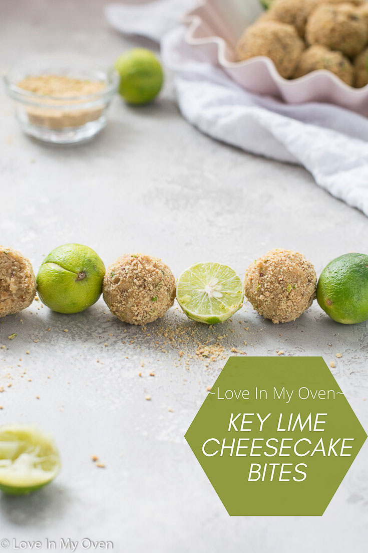 Key Lime Cheesecake Bites