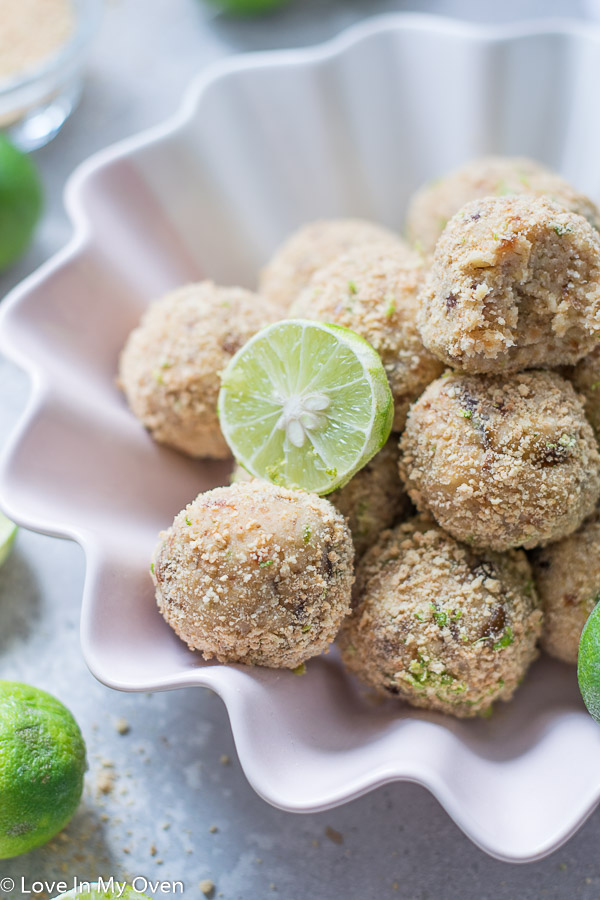 key lime cheesecake bites