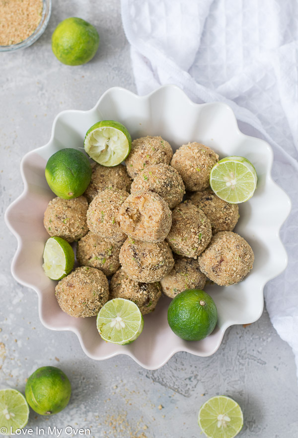 key lime cheesecake bites