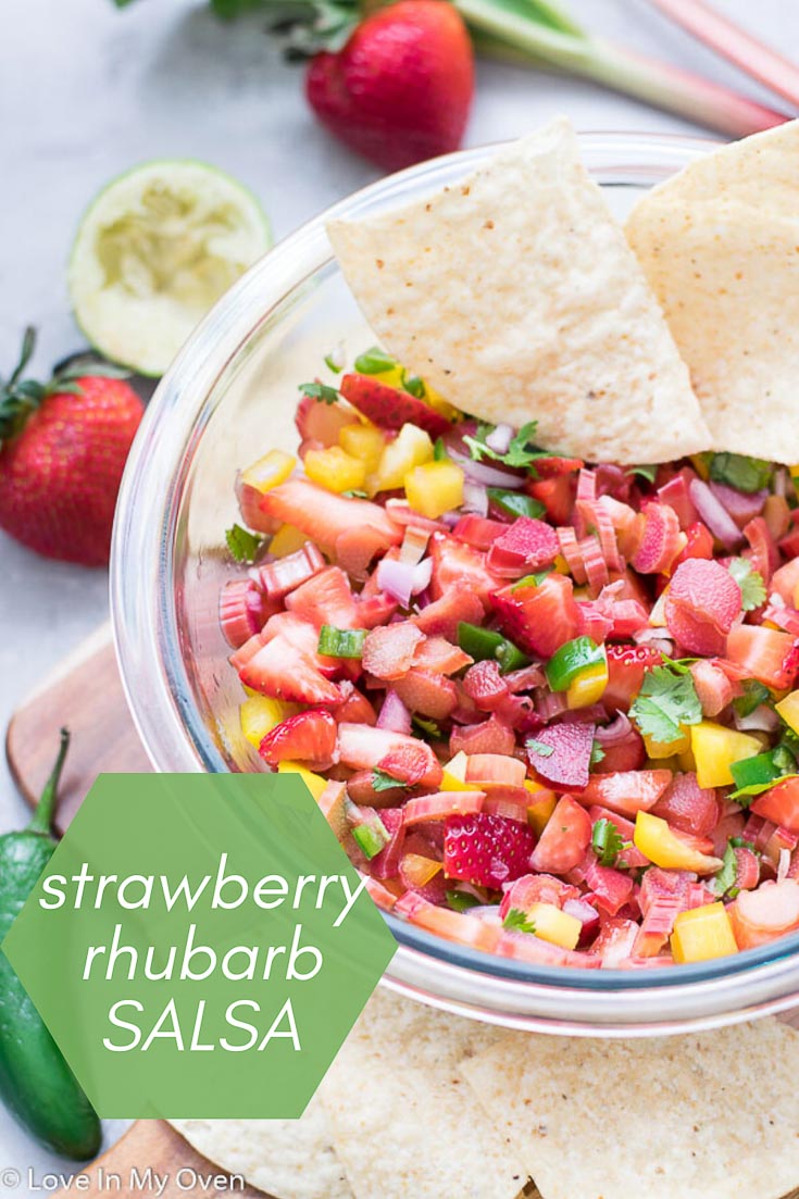 Strawberry Rhubarb Salsa