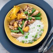 chicken and pineapple stir fry