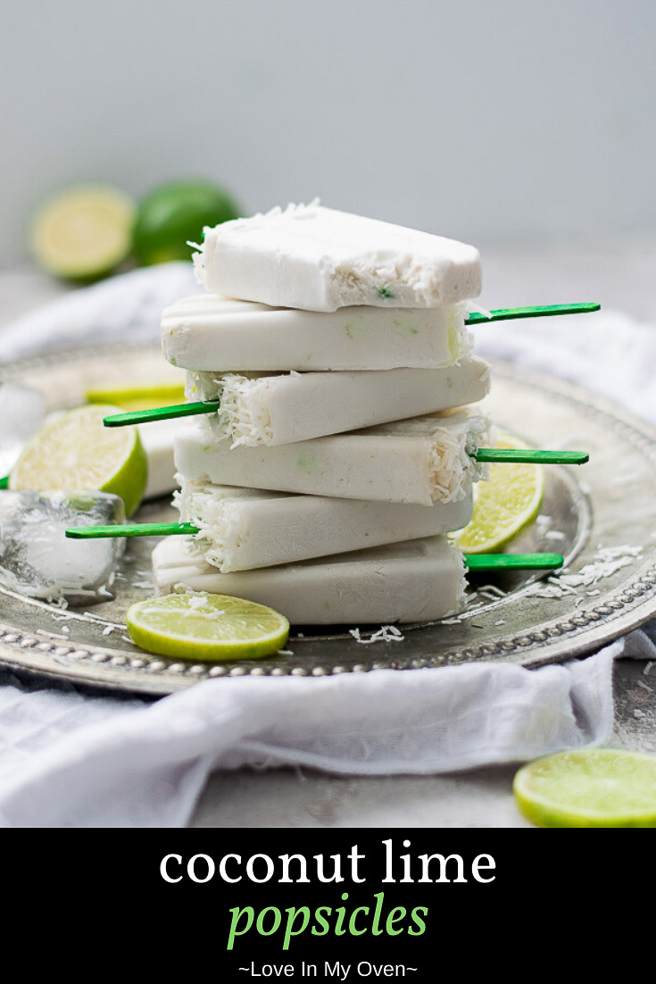 Coconut Lime Popsicles