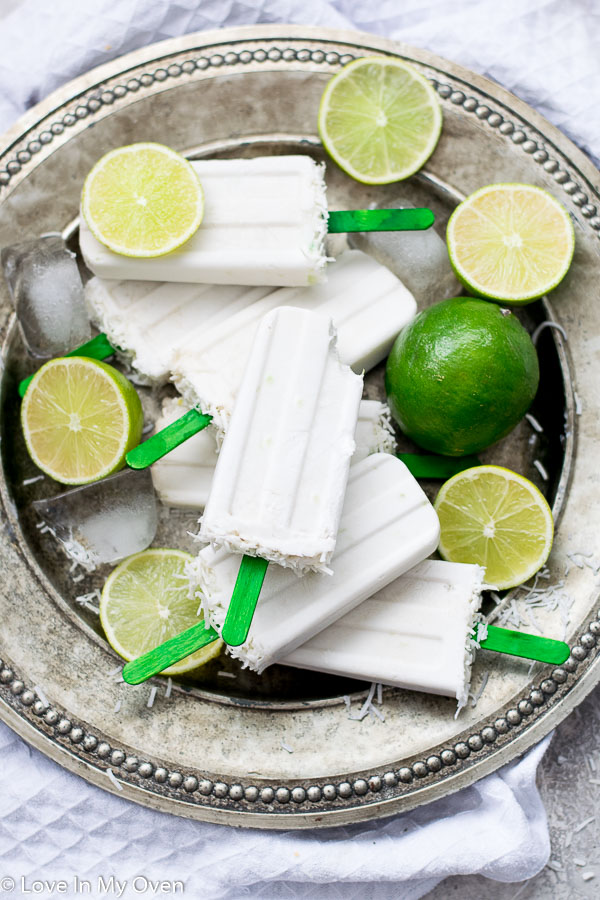 coconut lime popsicles