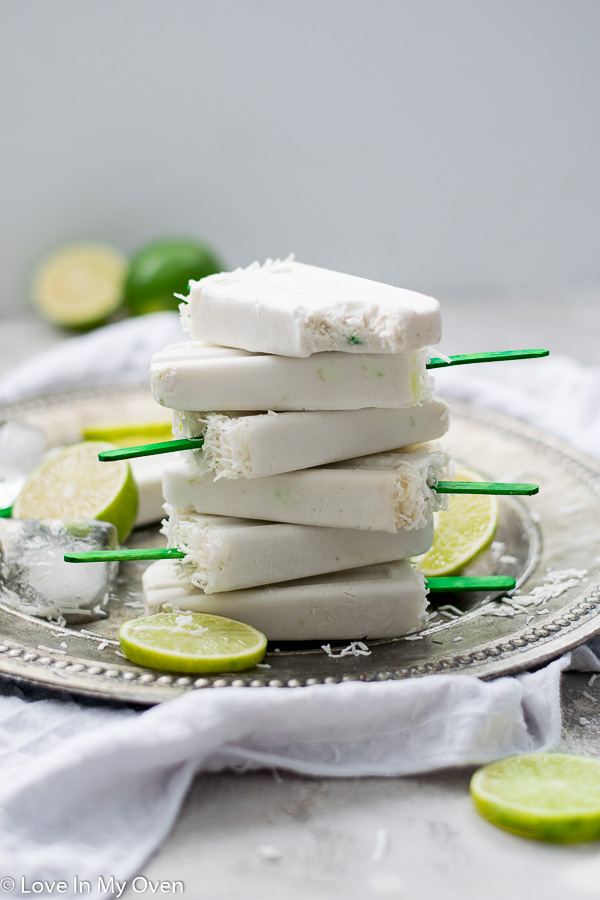 coconut lime popsicles