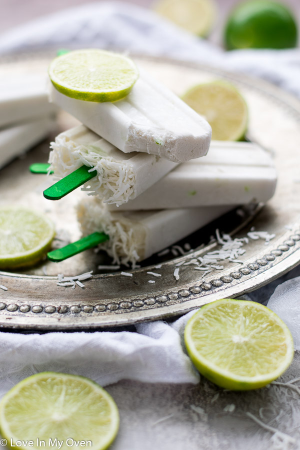 coconut lime popsicles