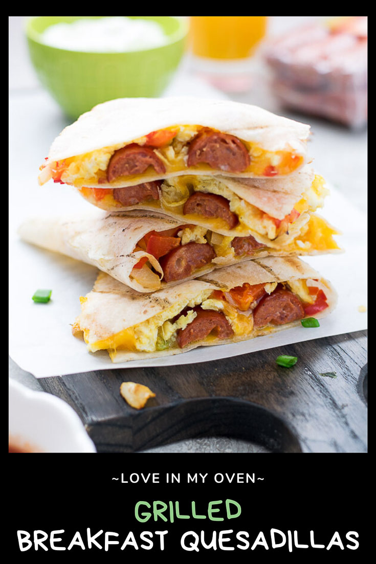 Grilled Breakfast Quesadillas