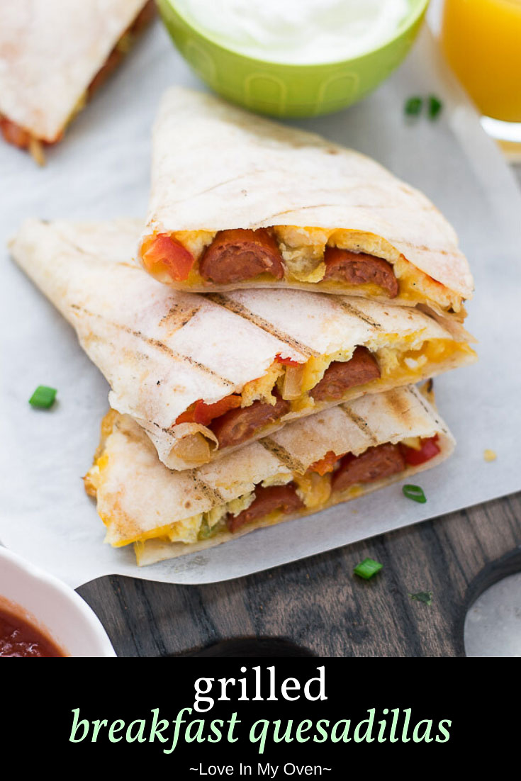 Grilled Breakfast Quesadillas