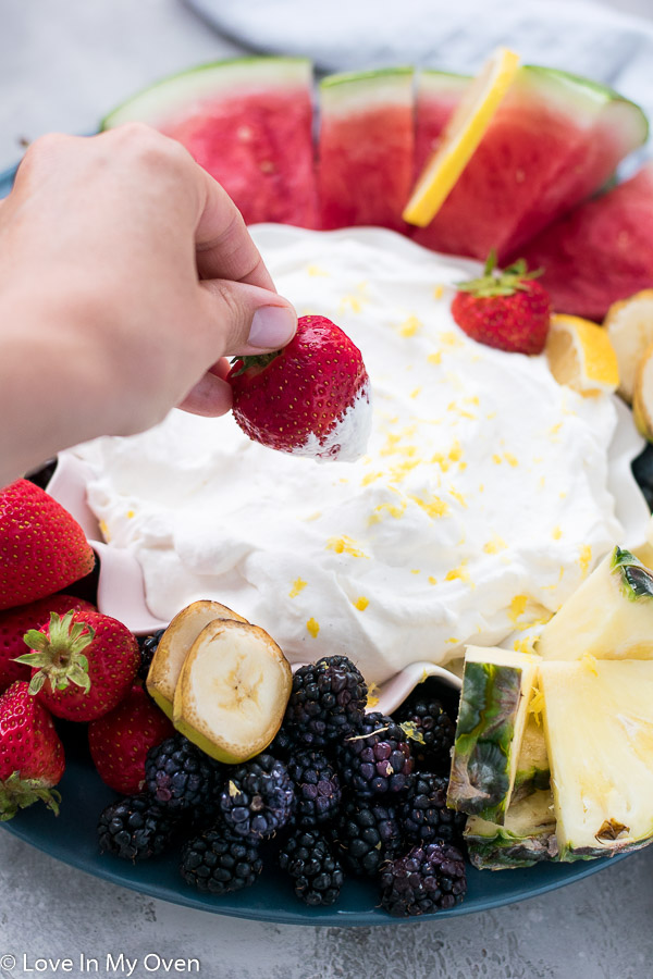 easy yogurt fruit dip