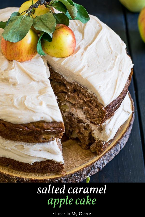 Salted Caramel Apple Cake