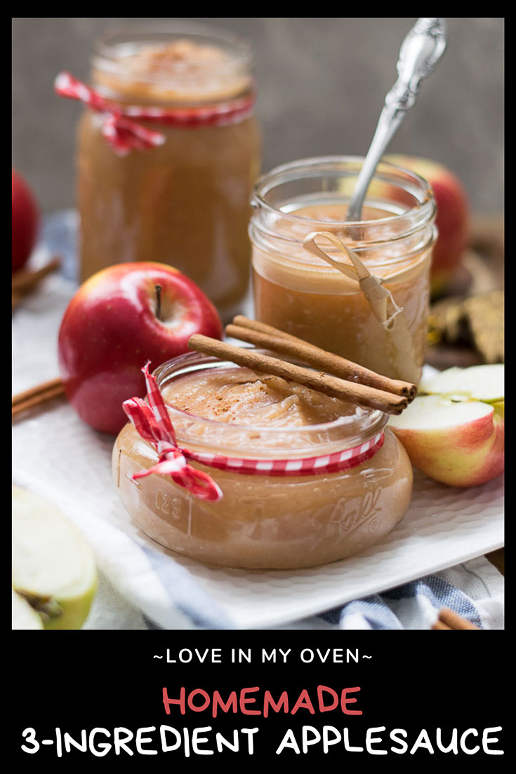 Homemade Unsweetened Applesauce