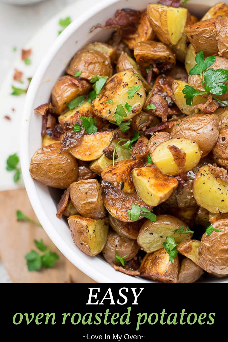 Easy Oven Roasted Potatoes {Easy to Make!} - Spend With Pennies