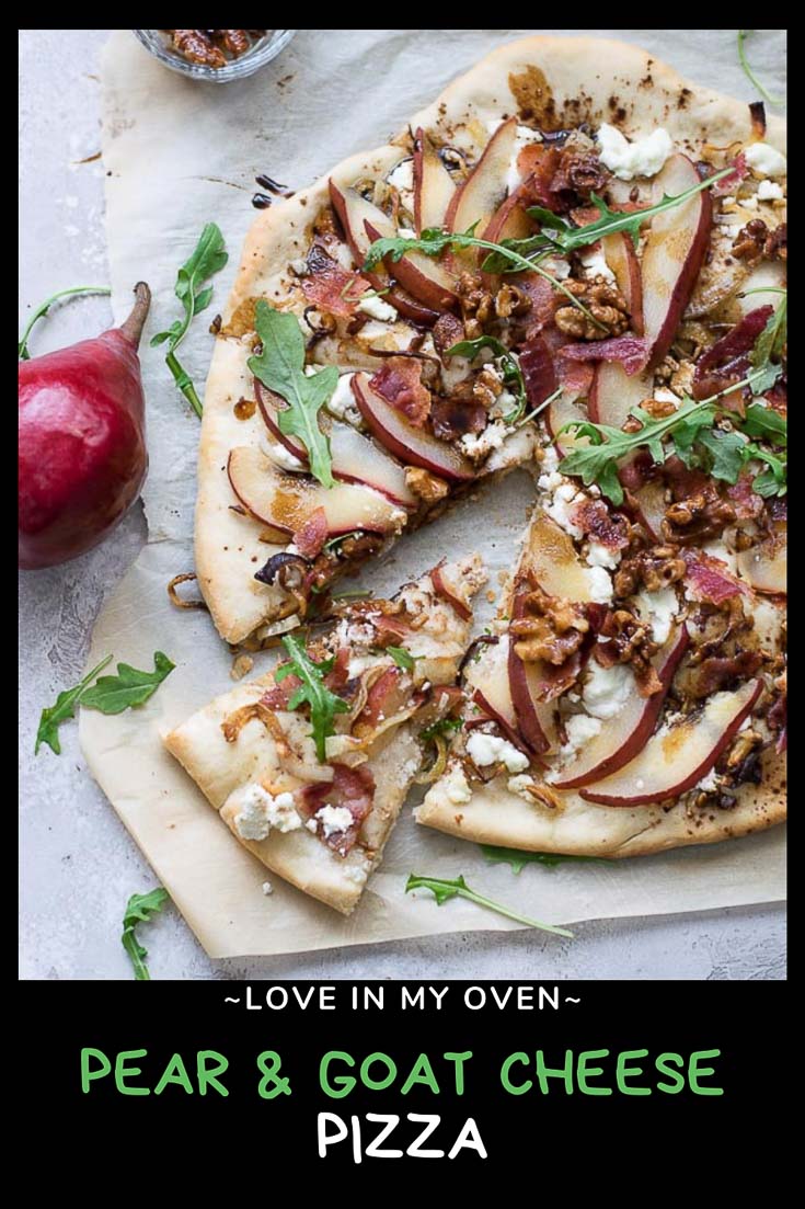 Pear and Goat Cheese Pizza