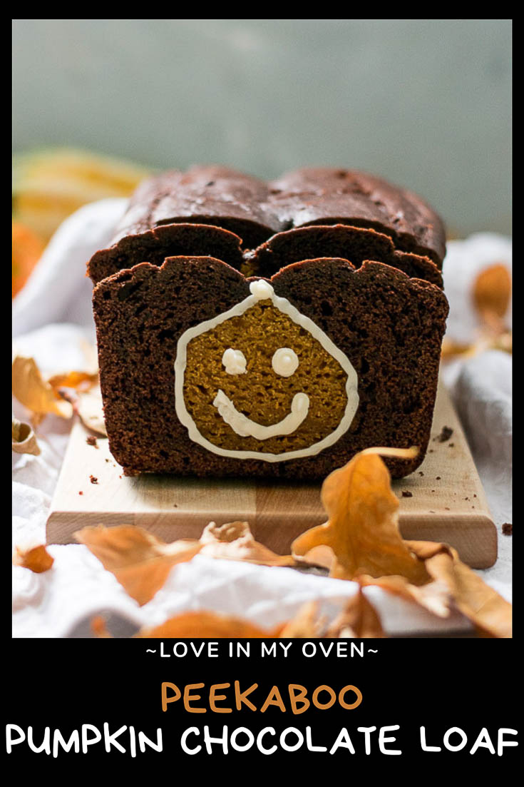 Peekaboo Pumpkin-Chocolate Loaf
