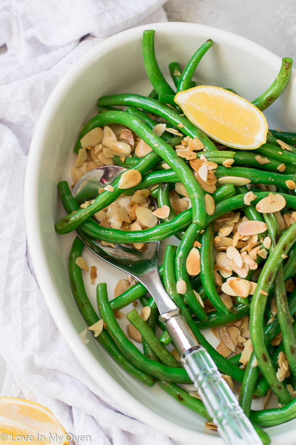 almond green beans