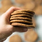 chewy ginger molasses cookies