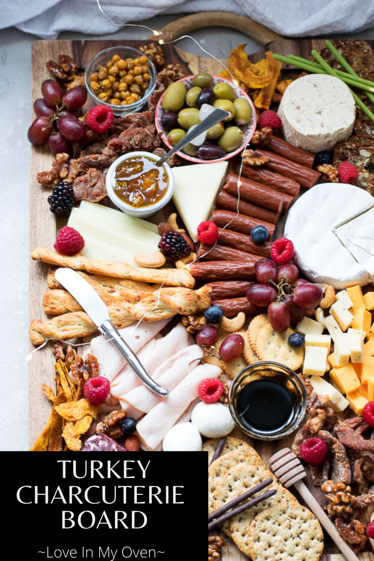 Turkey Charcuterie Board - Love In My Oven