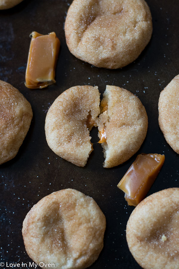 caramel snickerdoodles