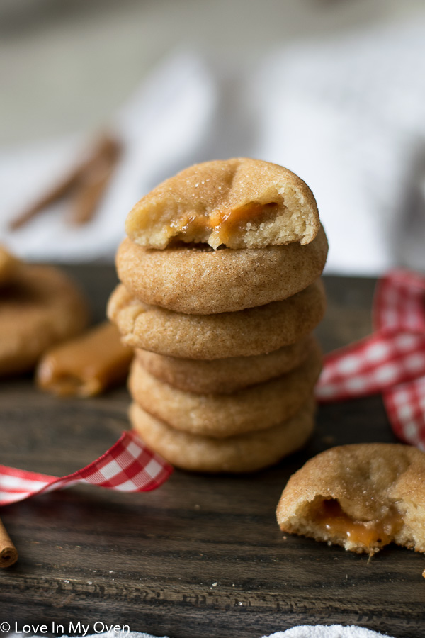 caramel snickerdoodles