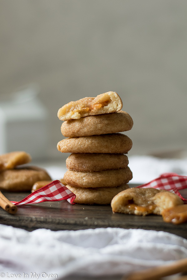 caramel snickerdoodles