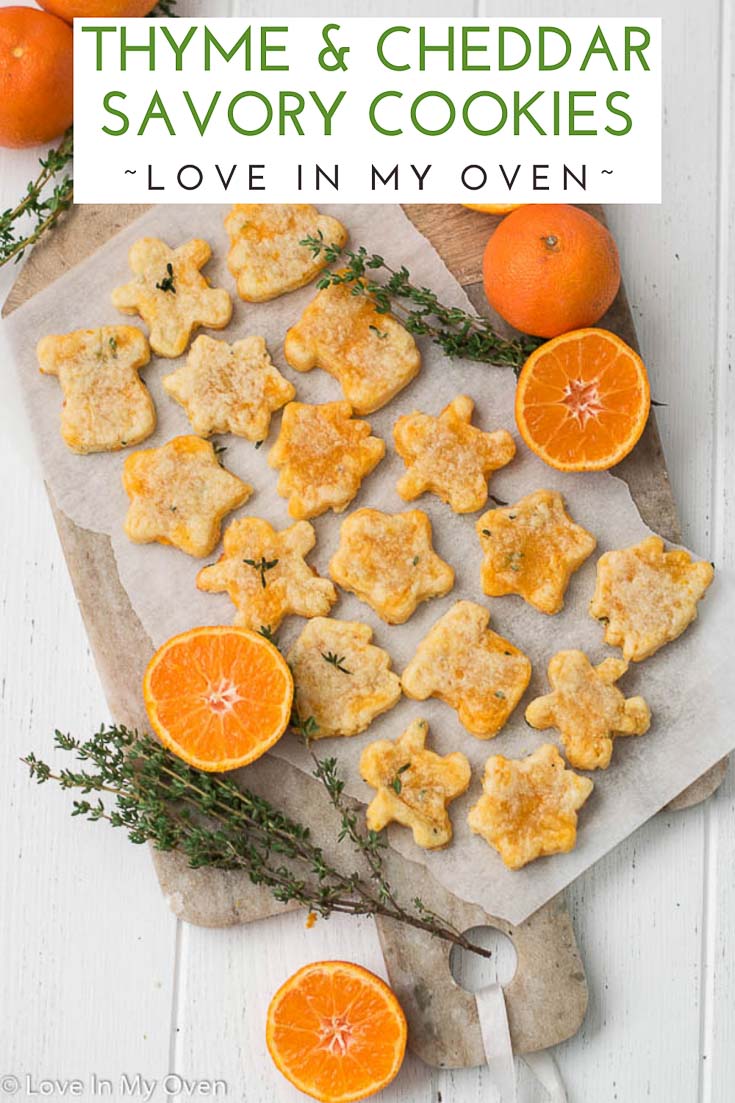 Thyme and Cheddar Cheese Cookies
