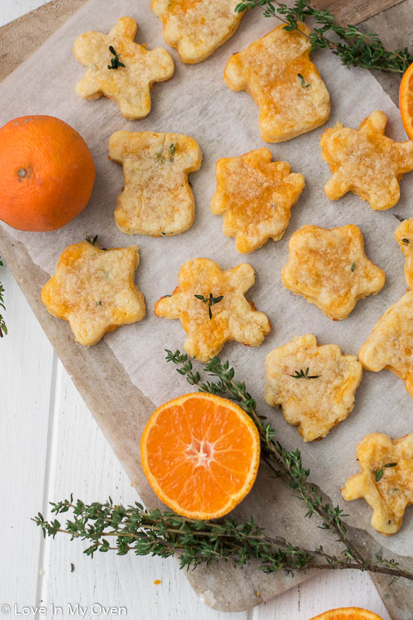 thyme and cheddar cheese cookies