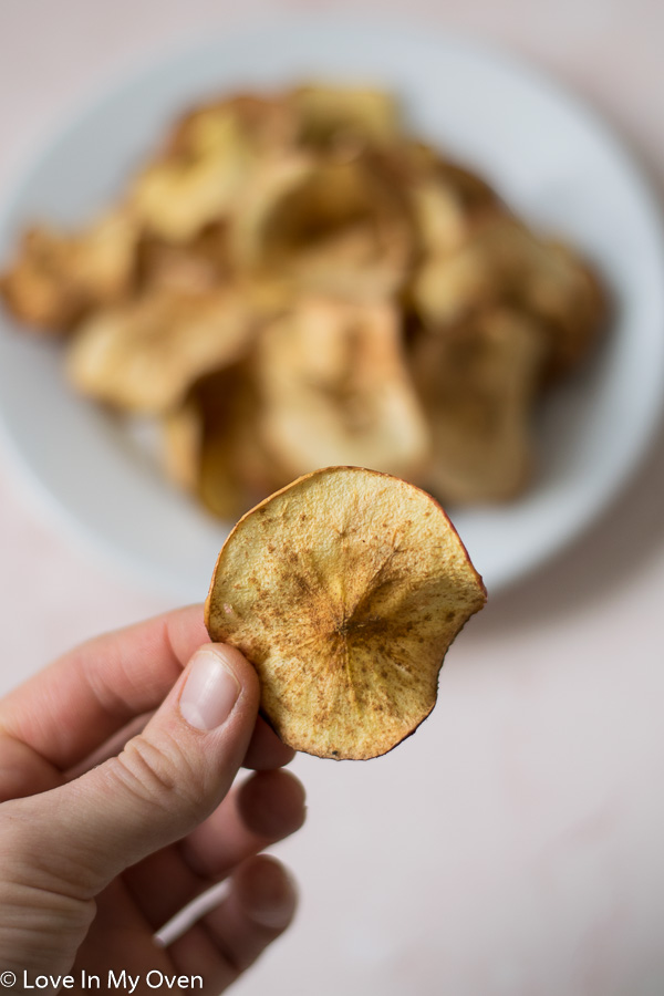 air fryer apple chips