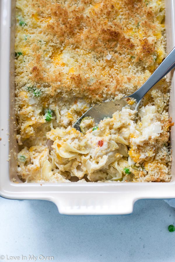 cheesy tuna casserole